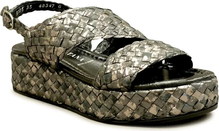 Pons Quintana Leather Forli Flat Sandals - Image 3