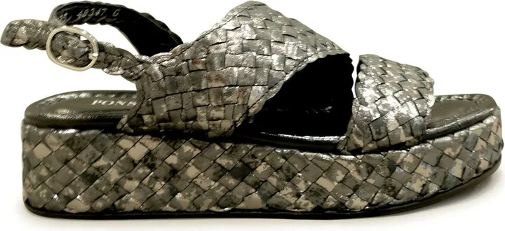 Pons Quintana Leather Forli Flat Sandals
