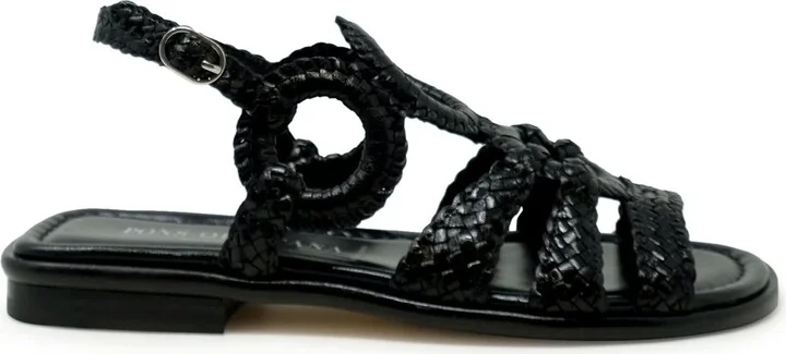 Pons Quintana Leather Tina Flat Sandals