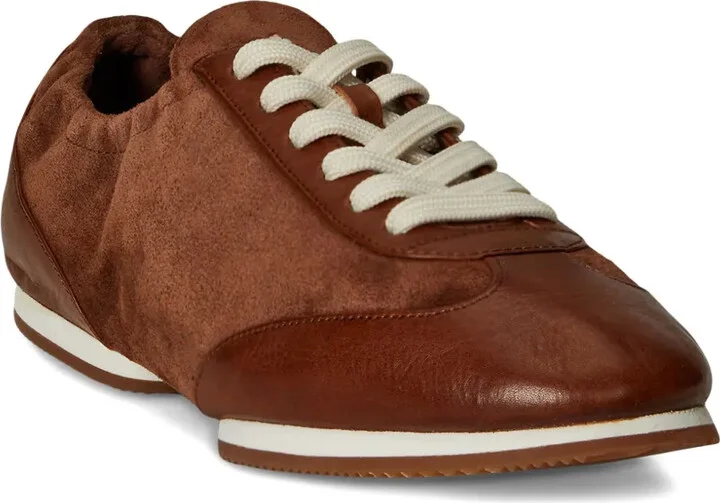 Pony Ballerina debossed-logo lace-up sneakers - Image 2