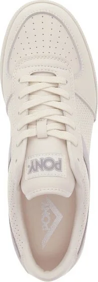 PONY Mens Linebacker Lux Genuine Leather and Suede Premium Lace Up Athletic Sneaker Shoe, Black/Off White, Size - Image 5