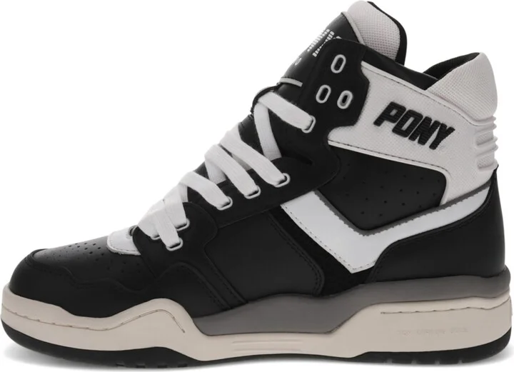 Pony Men's M-100 Archive Sneaker - Black/White - Image 3