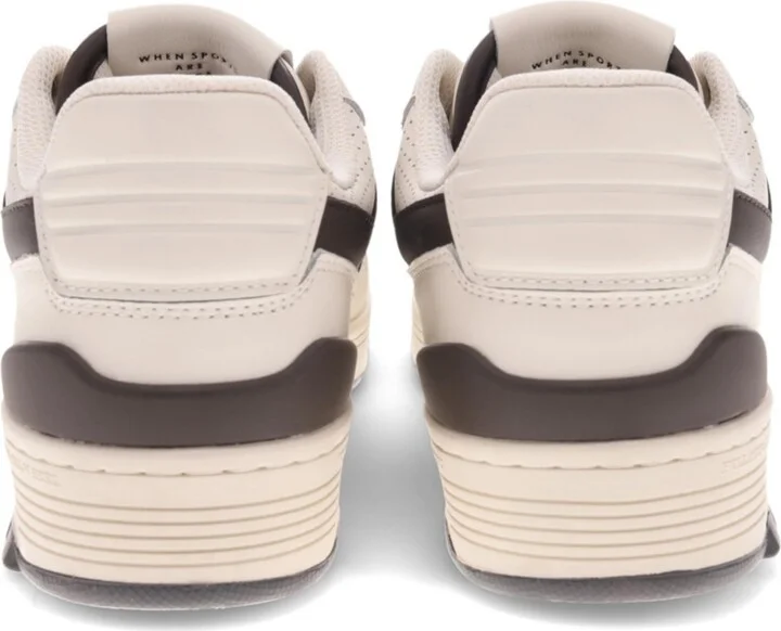 Pony Men's M100 Low Sneaker - White/Brown - Image 5