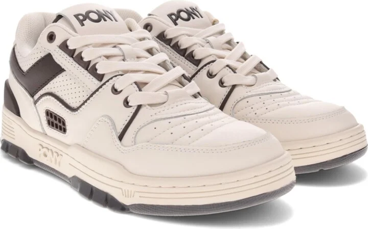 Pony Men's M100 Low Sneaker - White/Brown
