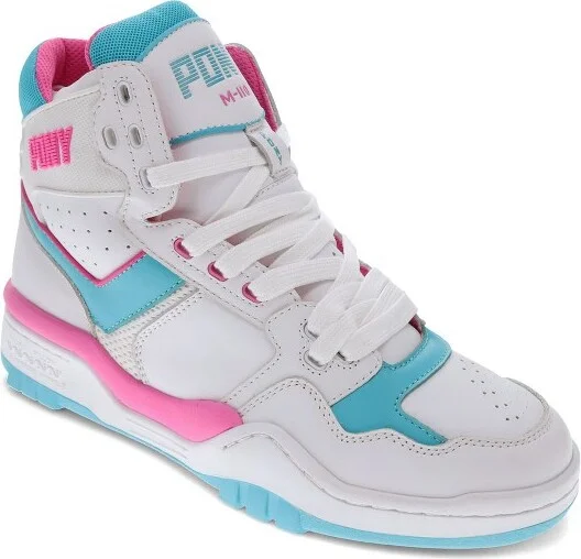 white/scuba blue/pink