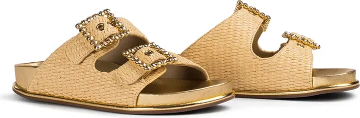 Pool Side crystal-embellished sandals - Image 2