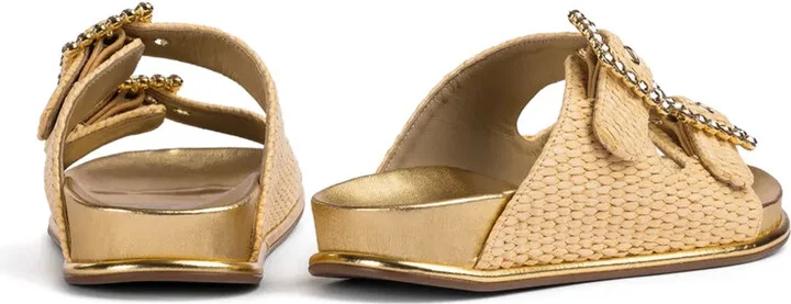 Pool Side crystal-embellished sandals - Image 3
