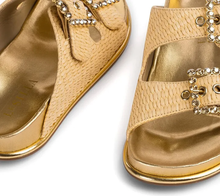 Pool Side crystal-embellished sandals - Image 4