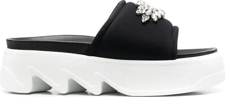 Poolside chunky-sole sandals