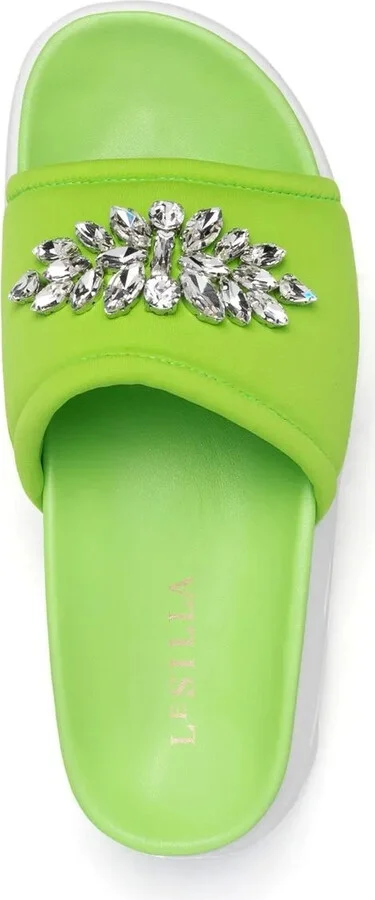 Poolside crystal-embellished sandals - Image 4