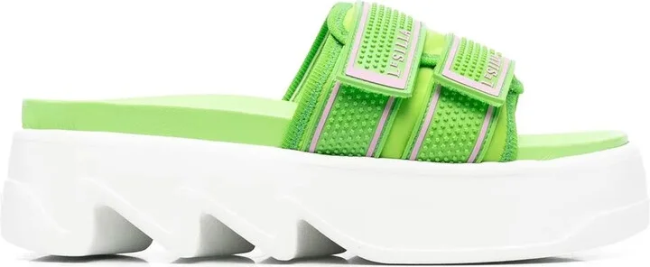 Poolside platform sandals
