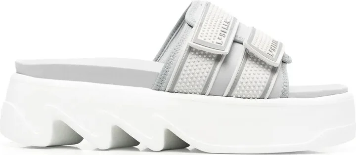 Poolside platform sandals