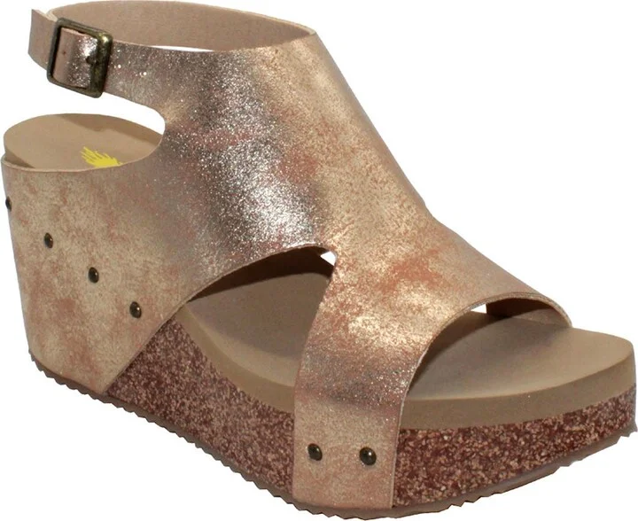 Poolside Water Resistant Wedge Platform Sandal