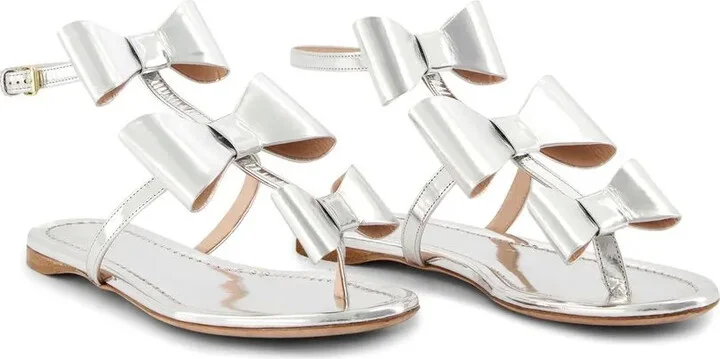 Pop-Bow flat sandals - Image 2