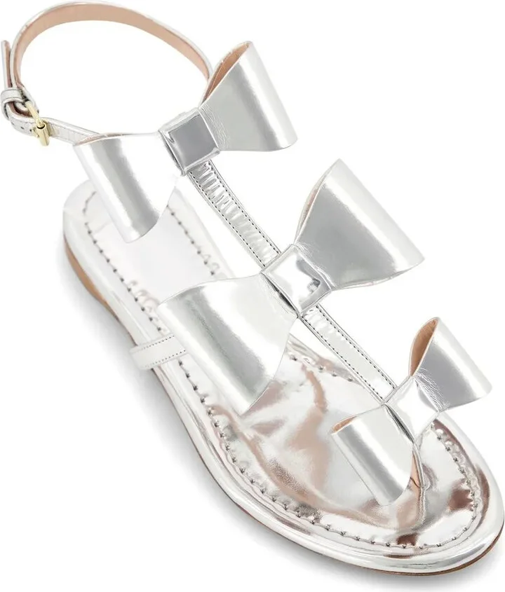 Pop-Bow flat sandals - Image 4