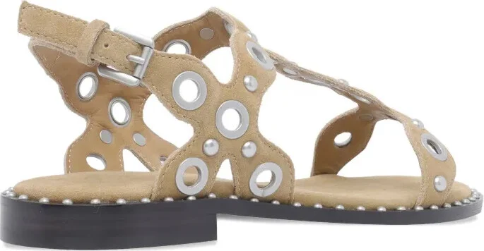 Pop eyelet-embellished buckle sandals - Image 3