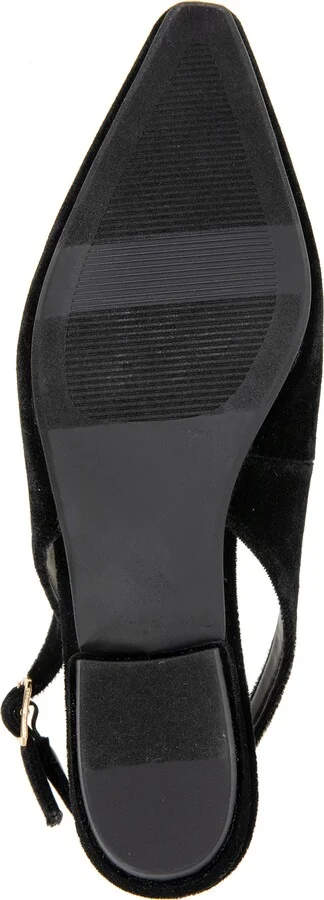Poppi Crystal Buckle Slingback Flat - Image 5