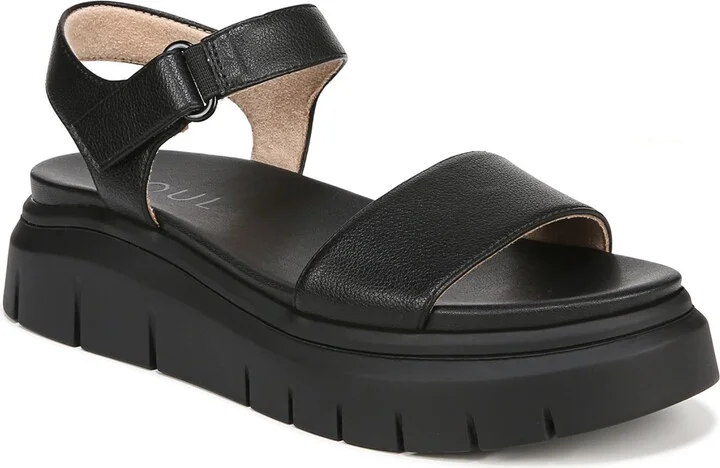 BLACK FAUX LEATHER