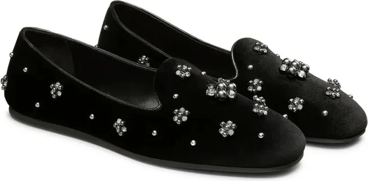 Poppy crystal-embellished loafers - Image 2