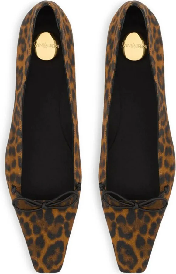 Poppy leopard-print ballet flats - Image 3