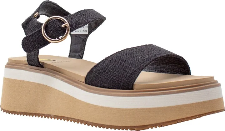 Porcini Ankle Strap Platform Sandal