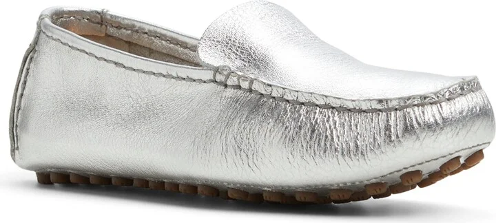 Silver Leather Tumbled