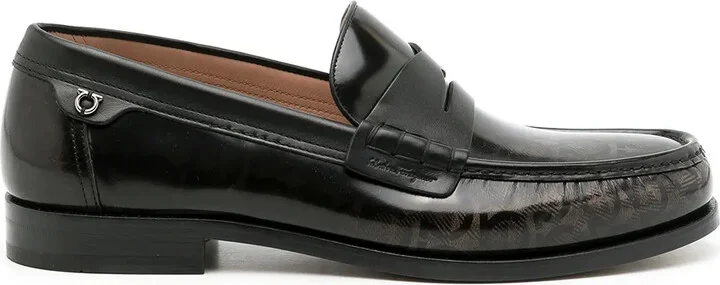 Port Gancini-print loafers