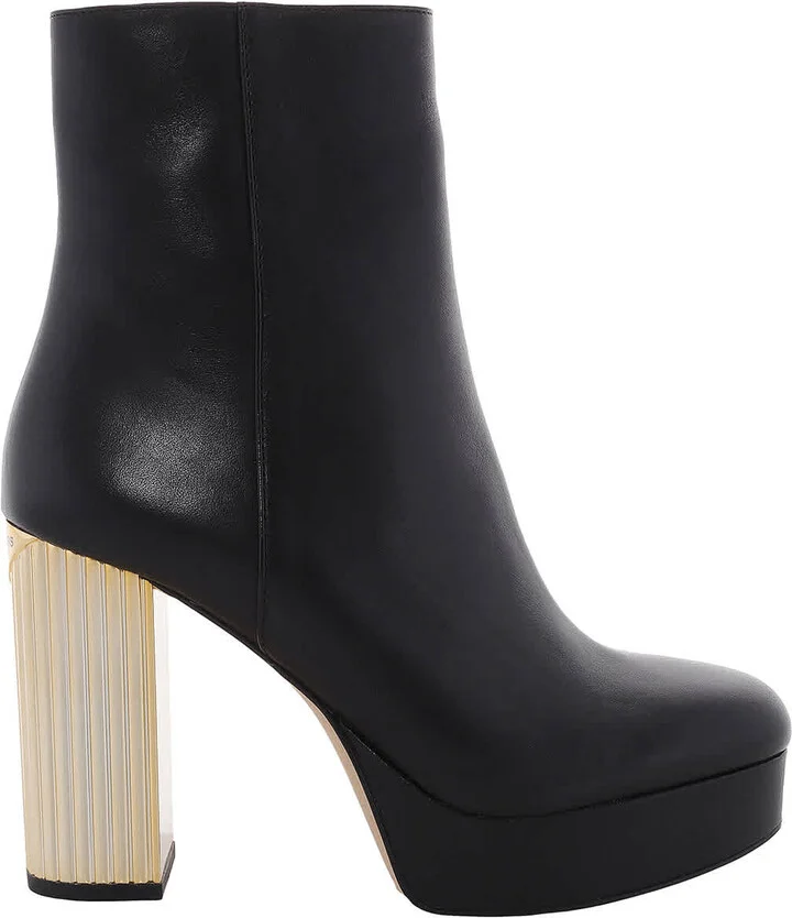 Porter Leather Platform Booties