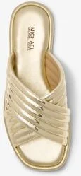 Portia Metallic Slide Sandal - Image 4