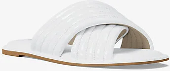 Portia Patent Slide Sandal