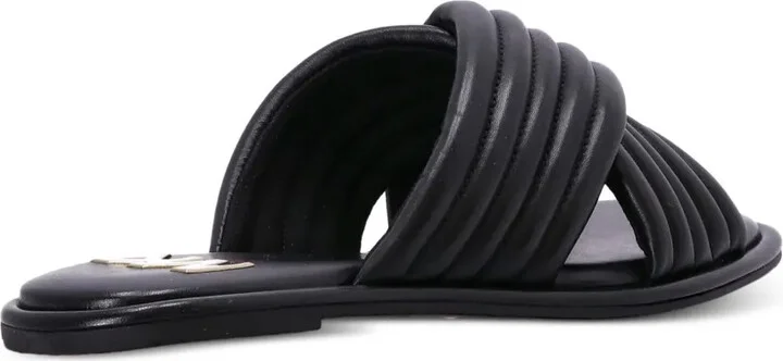 Portia quilted leather slides - Image 3