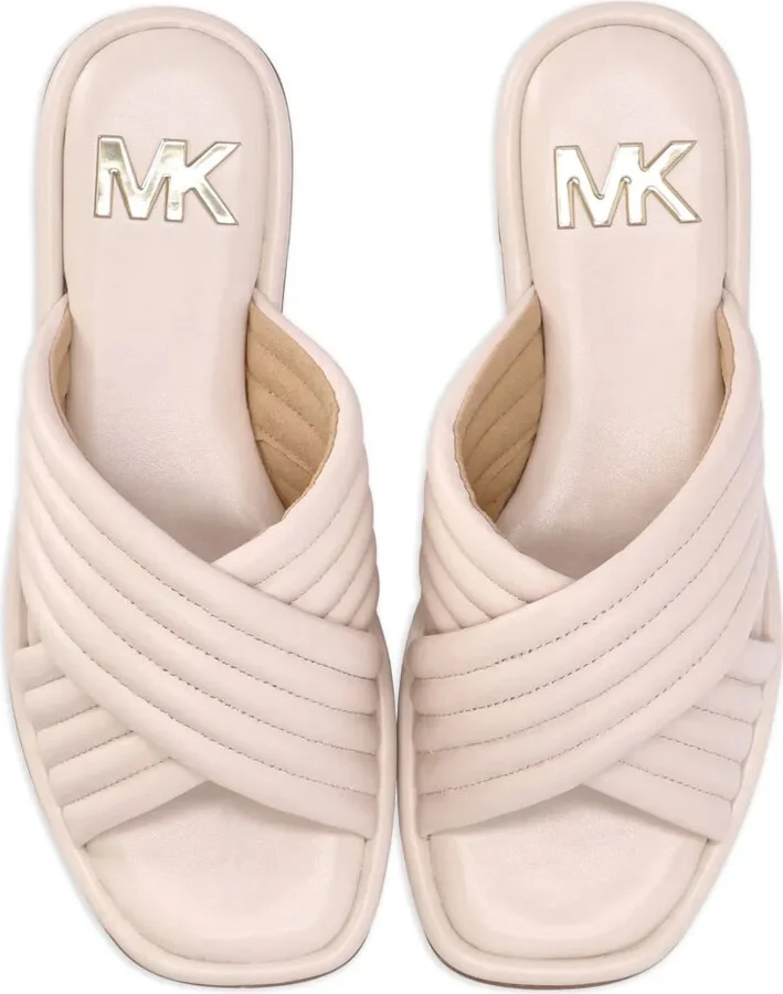 Portia quilted leather slides - Image 4