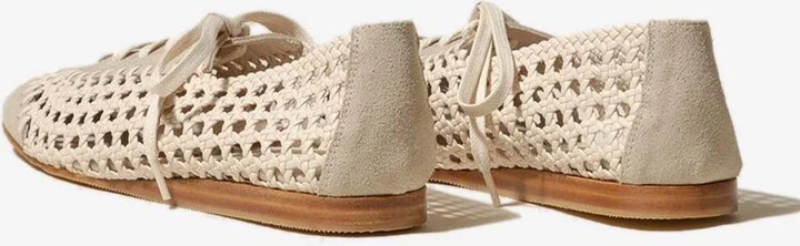 Portiu Woven Lace-Up Shoes - Image 2