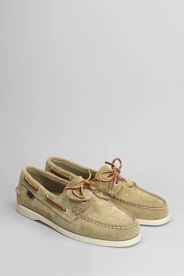 Portland Artisian Loafers In Beige Suede - Image 2