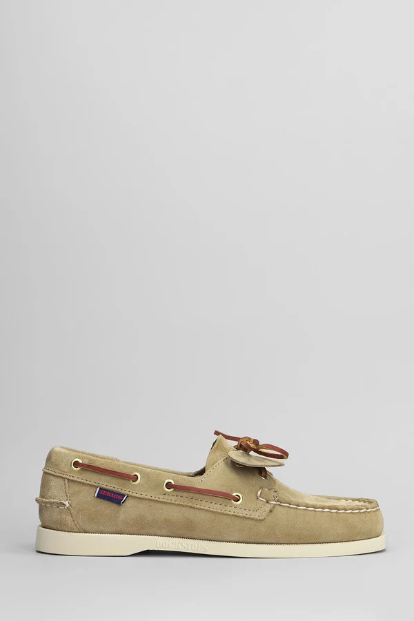 Portland Artisian Loafers In Beige Suede