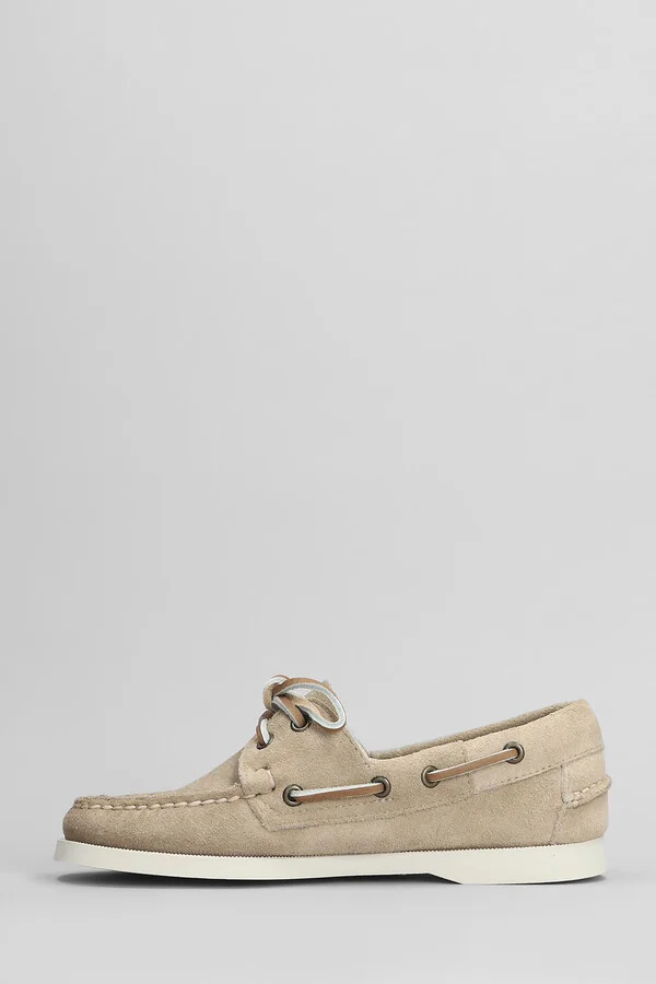 Portland Flesh Out Loafers In Taupe Suede - Image 3