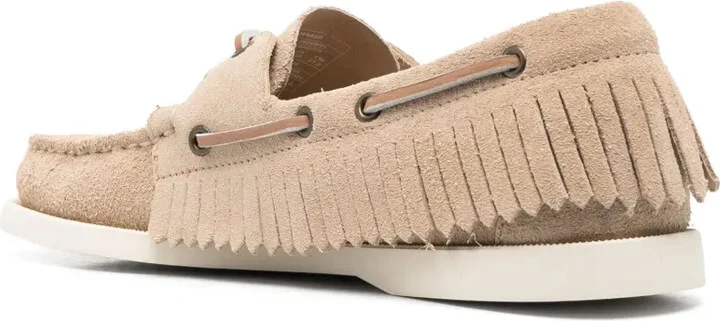Portland fringed suede loafers - Image 3