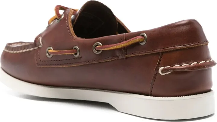 Portland leather boat shoes - Image 3