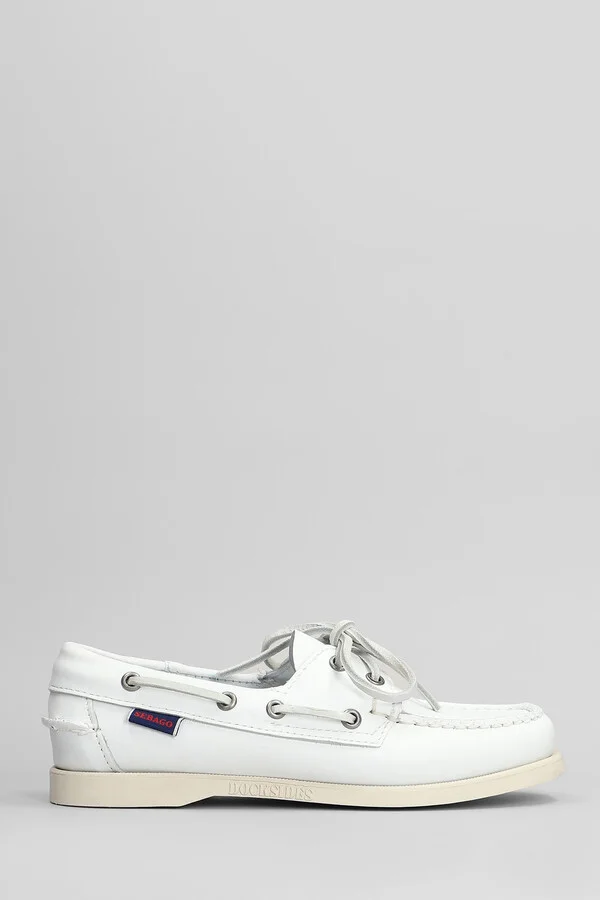 Portland Loafers In White Leather