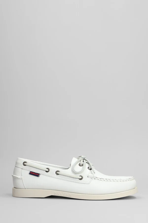 Portland Loafers In White Leather