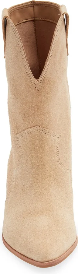 Porto Block Heel Cowboy Bootie - Image 4