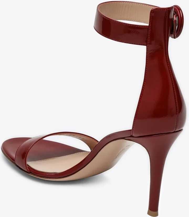 Portofino 85 Patent Leather Sandals - Image 3