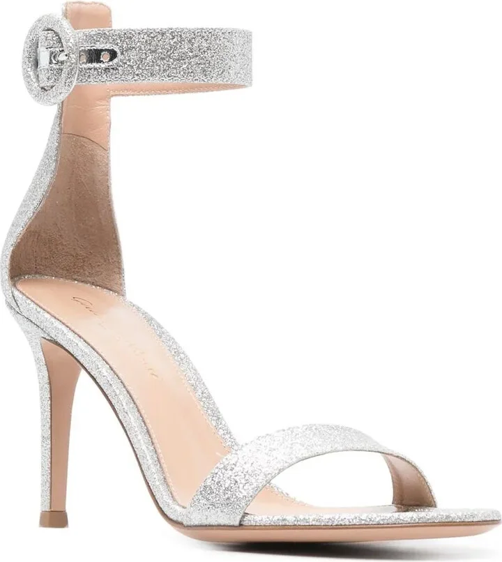 Portofino 85mm glitter sandals - Image 2