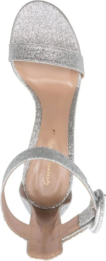Portofino 85mm glitter sandals - Image 4