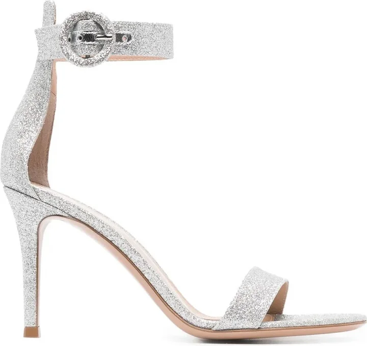 Portofino 85mm glitter sandals