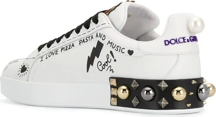 Portofino appliqué sneakers - Image 5