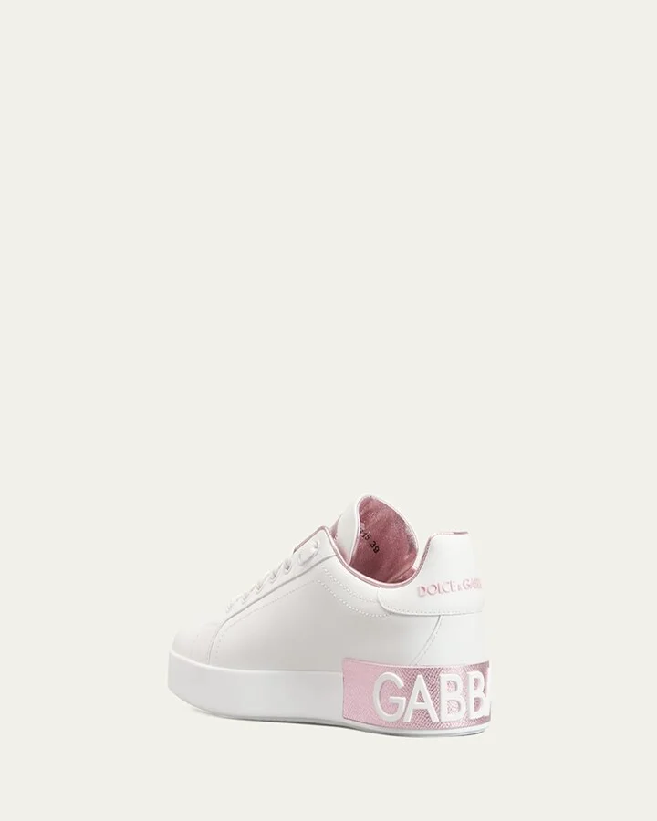 Portofino Bicolor Logo Low-Top Sneakers - Image 2