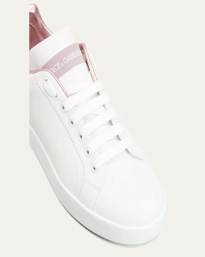 Portofino Bicolor Logo Low-Top Sneakers - Image 3