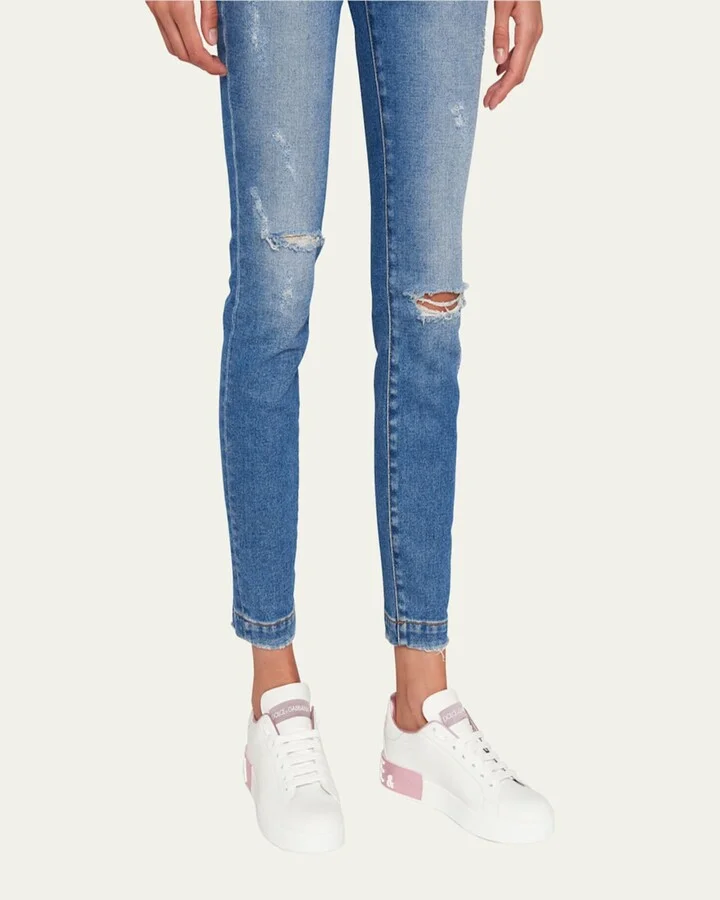 Portofino Bicolor Logo Low-Top Sneakers - Image 4