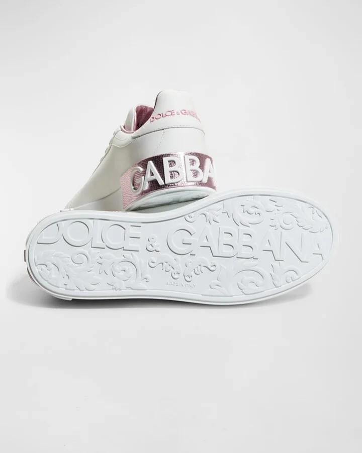 Portofino Bicolor Logo Low-Top Sneakers - Image 2